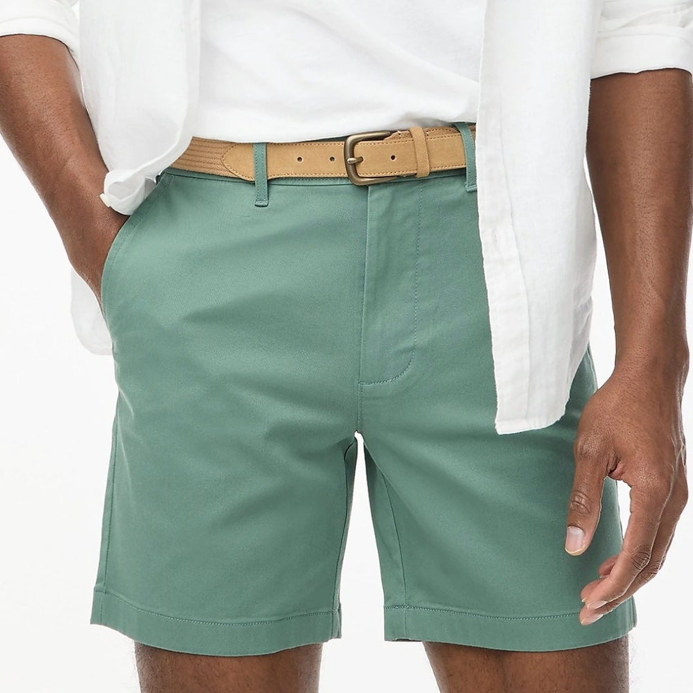 J. Crew Men's FLEX Chino Short Size 32" Waist NEW